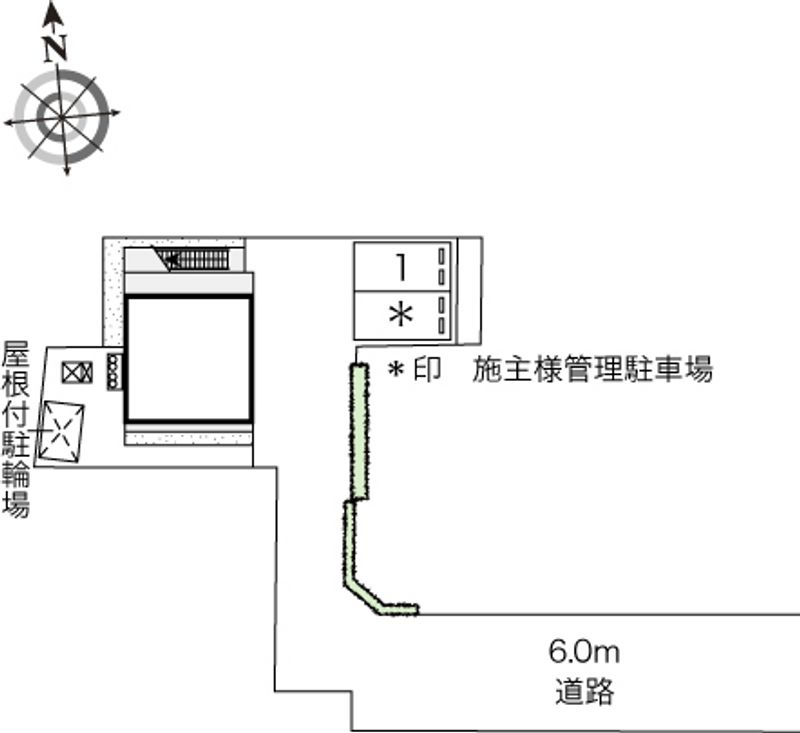 レオパレスつばさ 配置図