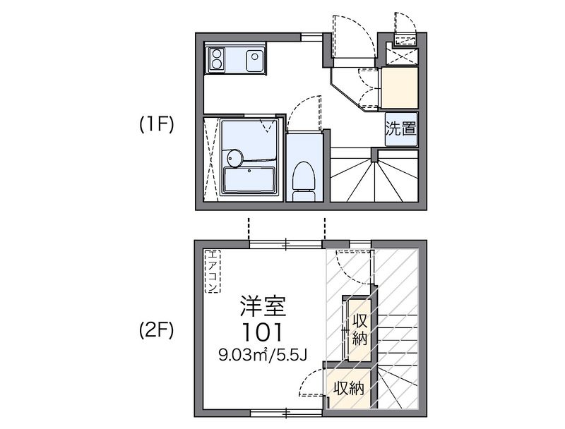 レオネクストアイランドホーク 間取図