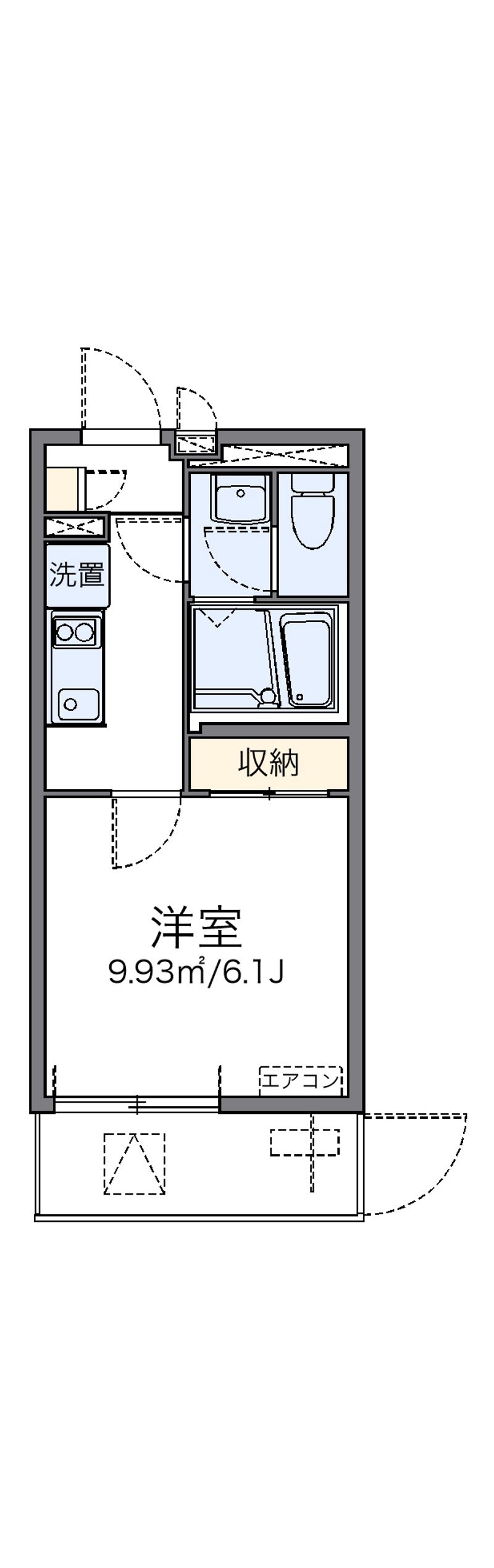 レオネクストエリア２３ 間取図
