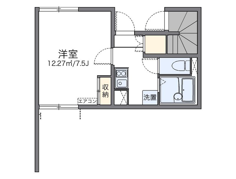 レオネクストココグランデ十条 間取図
