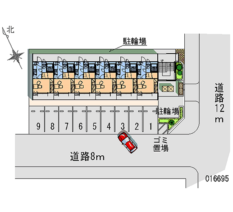 レオパレスＷＩＮ 区画図