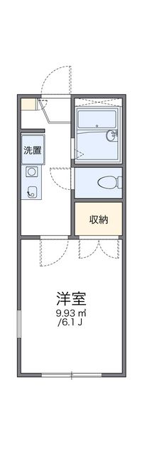 レオパレスフローラル・ヴィラ 間取り図