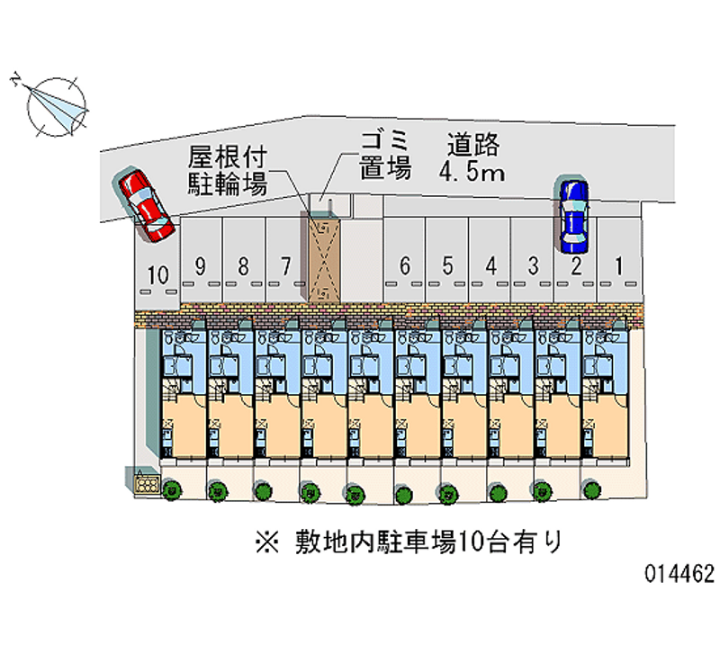 レオパレスベルク 月極駐車場