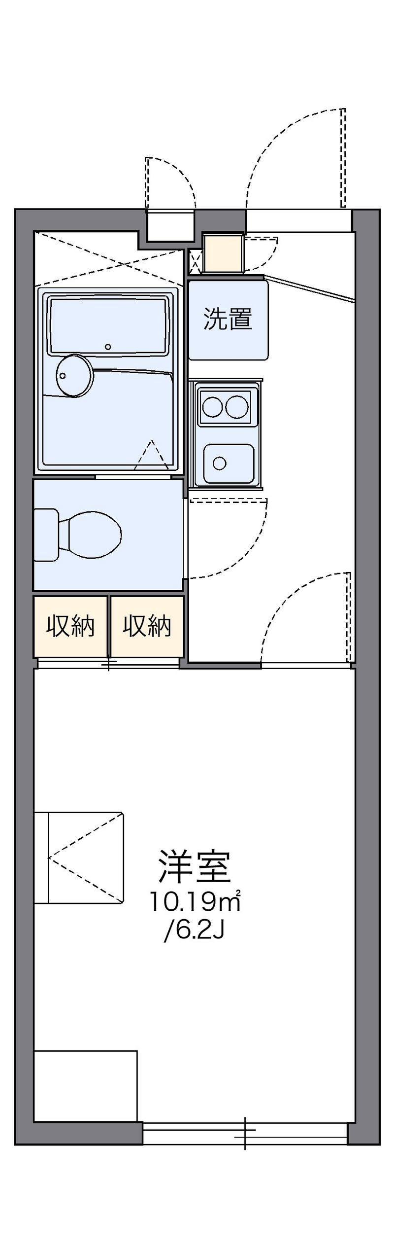 レオパレス一刻館 間取図