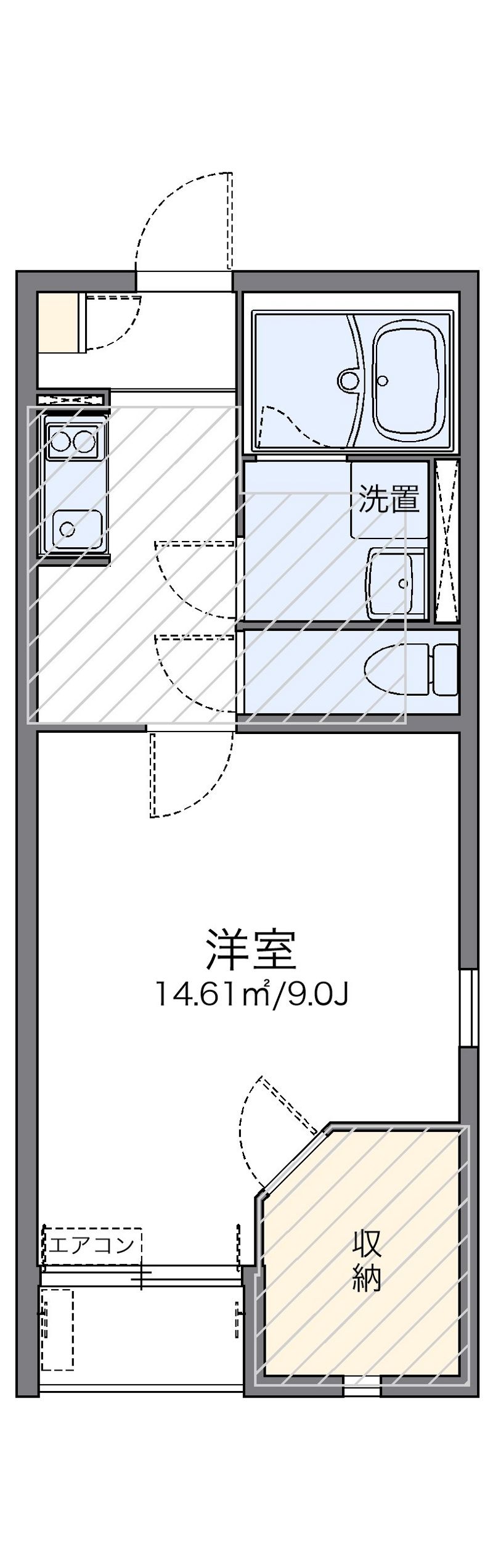 レオネクスト長尾元町Ⅲ 間取図