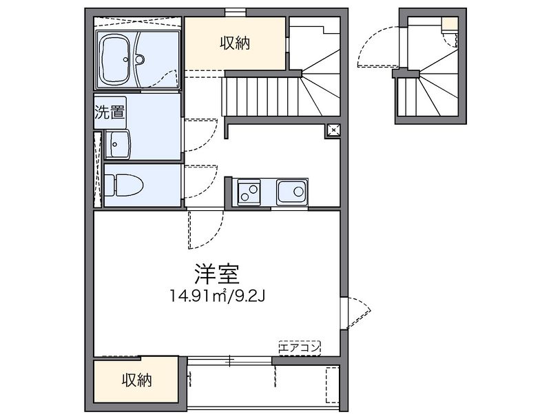 レオネクスト朝陽Ⅱ 間取図