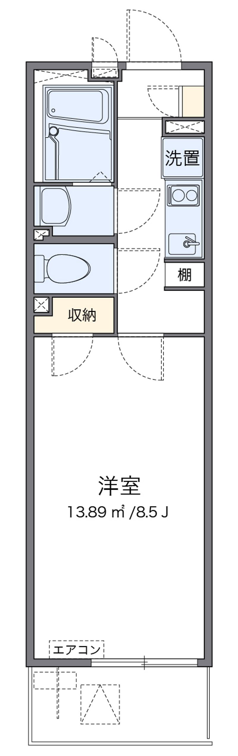 レオネクスト北鴻巣Ⅱ 間取図