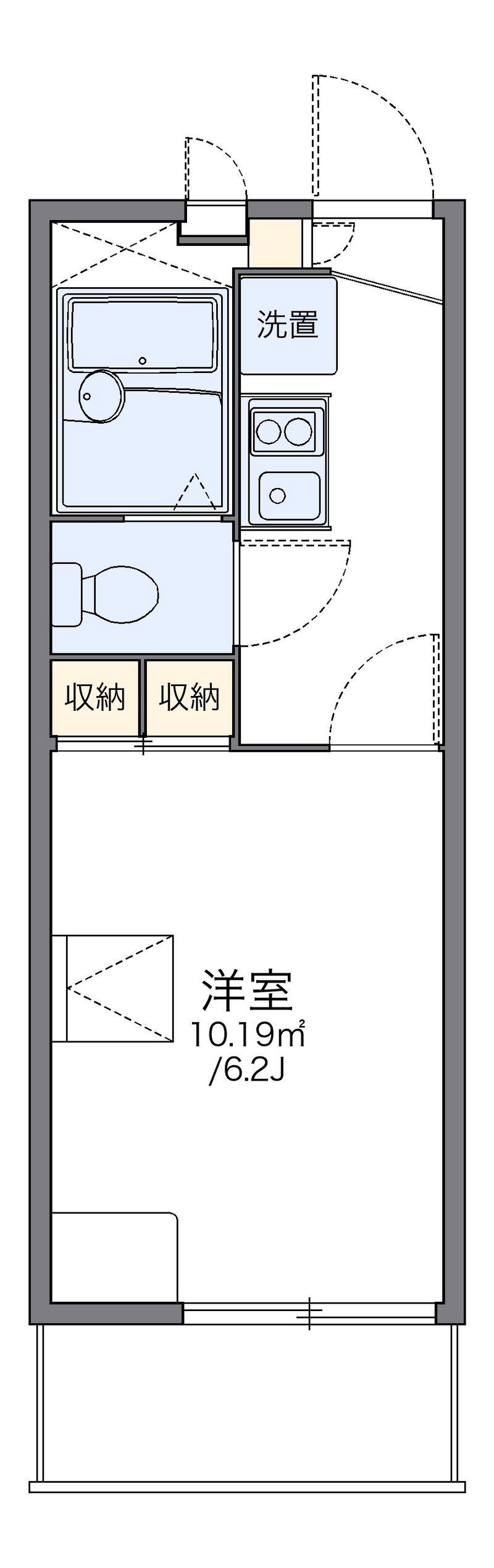 レオパレス原田 間取図