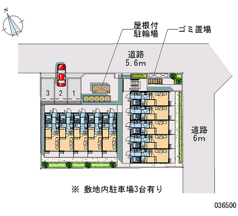 レオパレス栄町 区画図