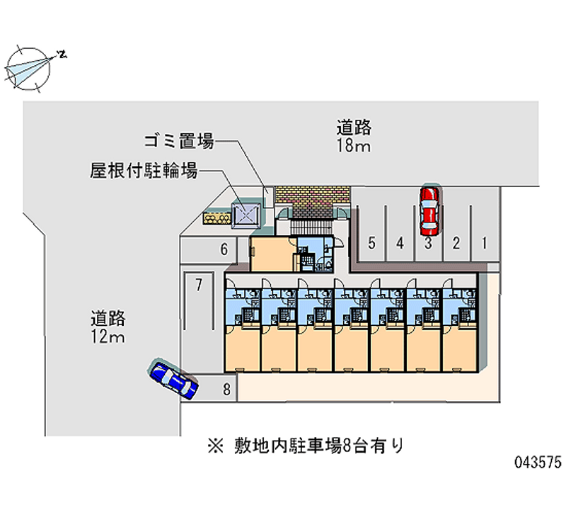 レオパレスウィンⅡ 月極駐車場