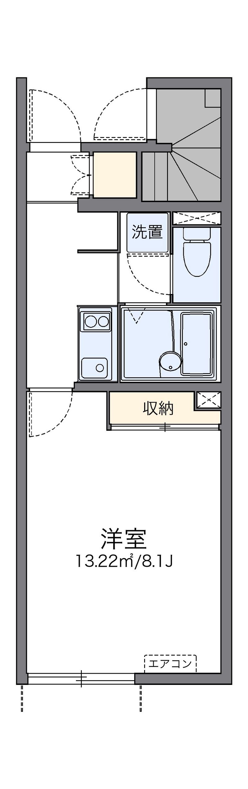 レオネクストアンジェＡ 間取図