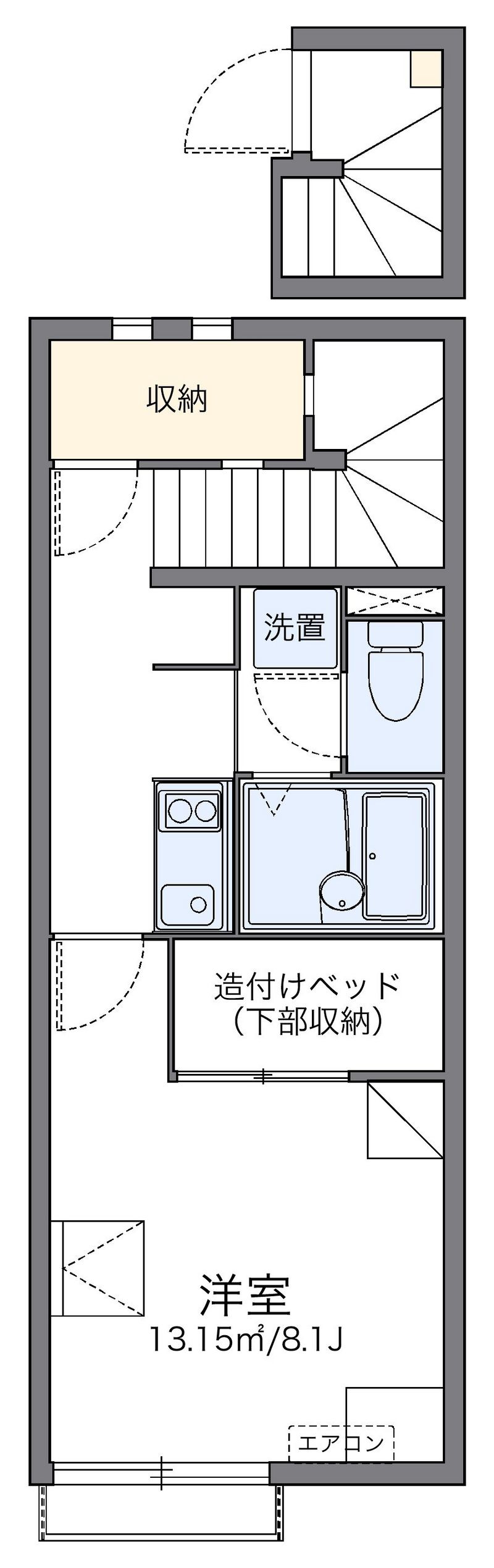 レオネクスト黄瀬川 間取図