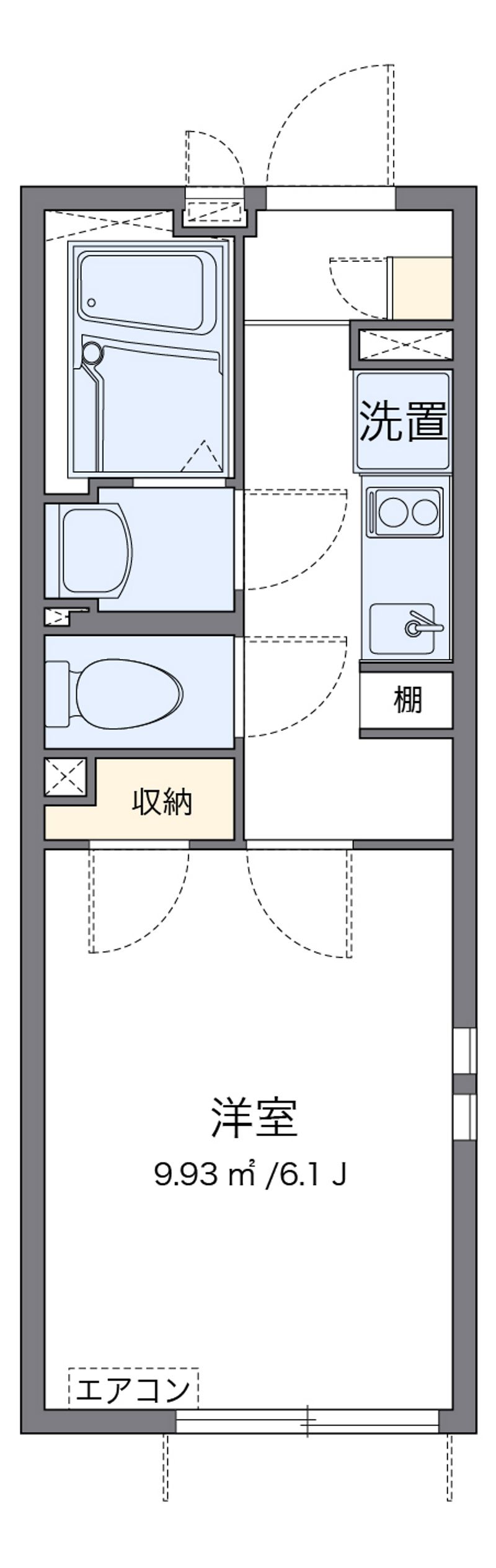 クレイノシャーロック　ホーム 間取図