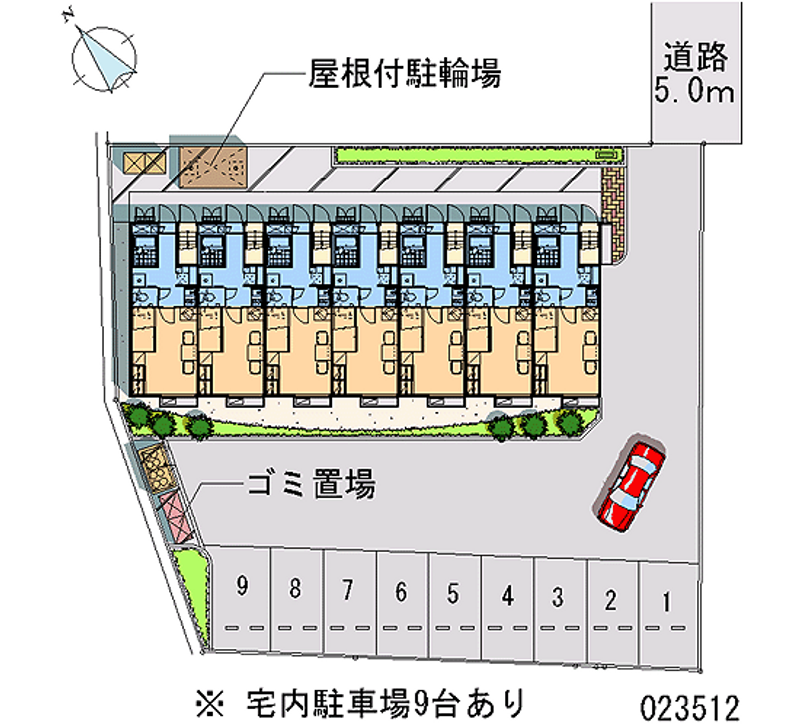 23512 Monthly parking lot