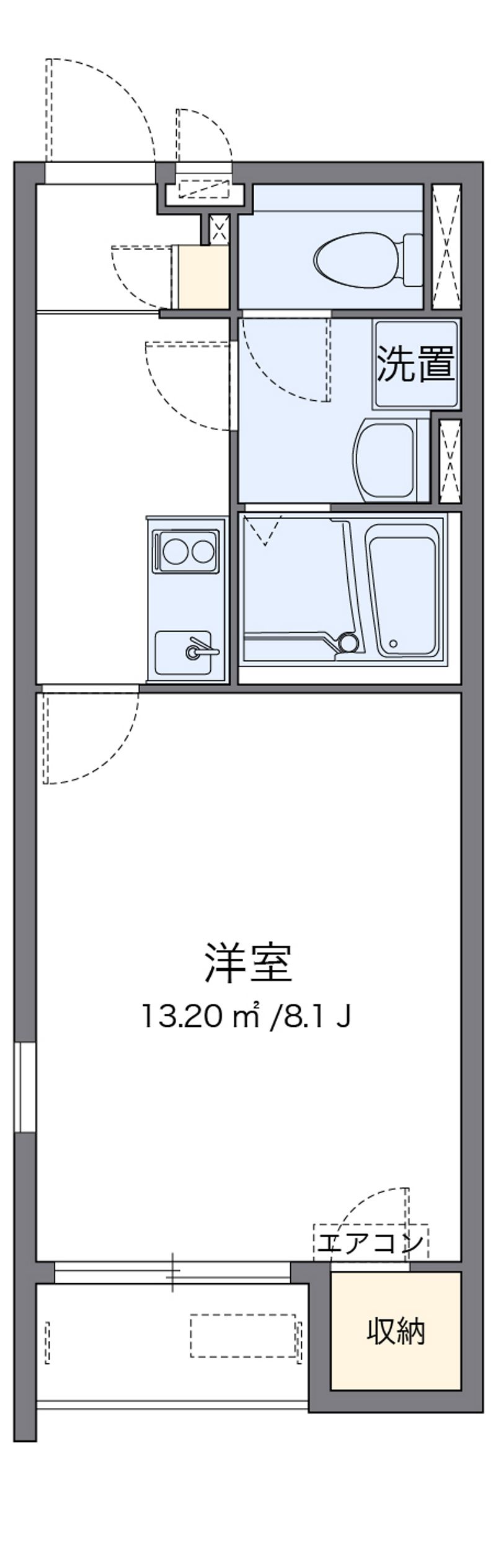 クレイノエルポルトクラシオン 間取図