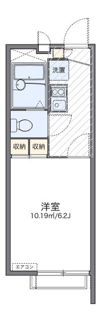 レオパレスアクア 間取り図