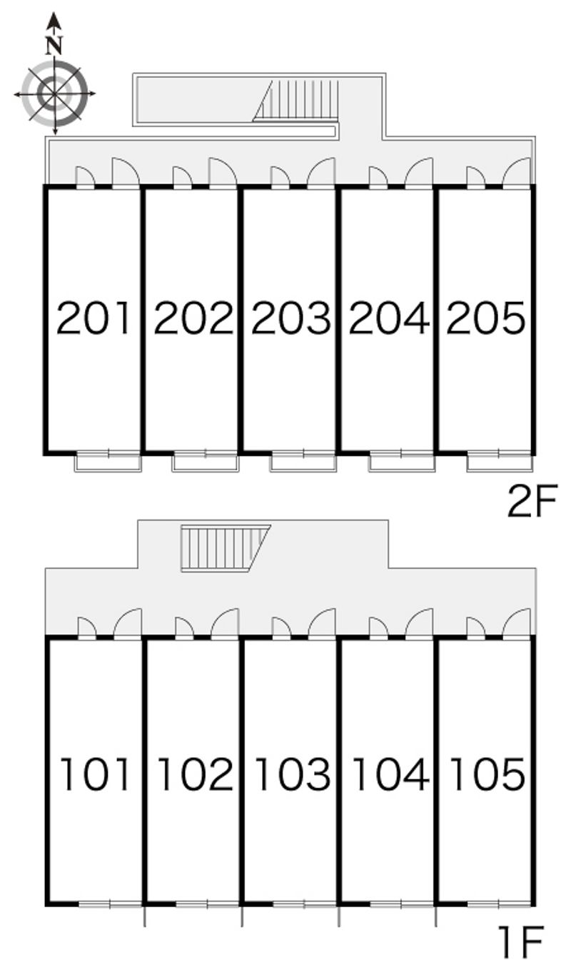 レオパレスサンライズ 間取り配置図