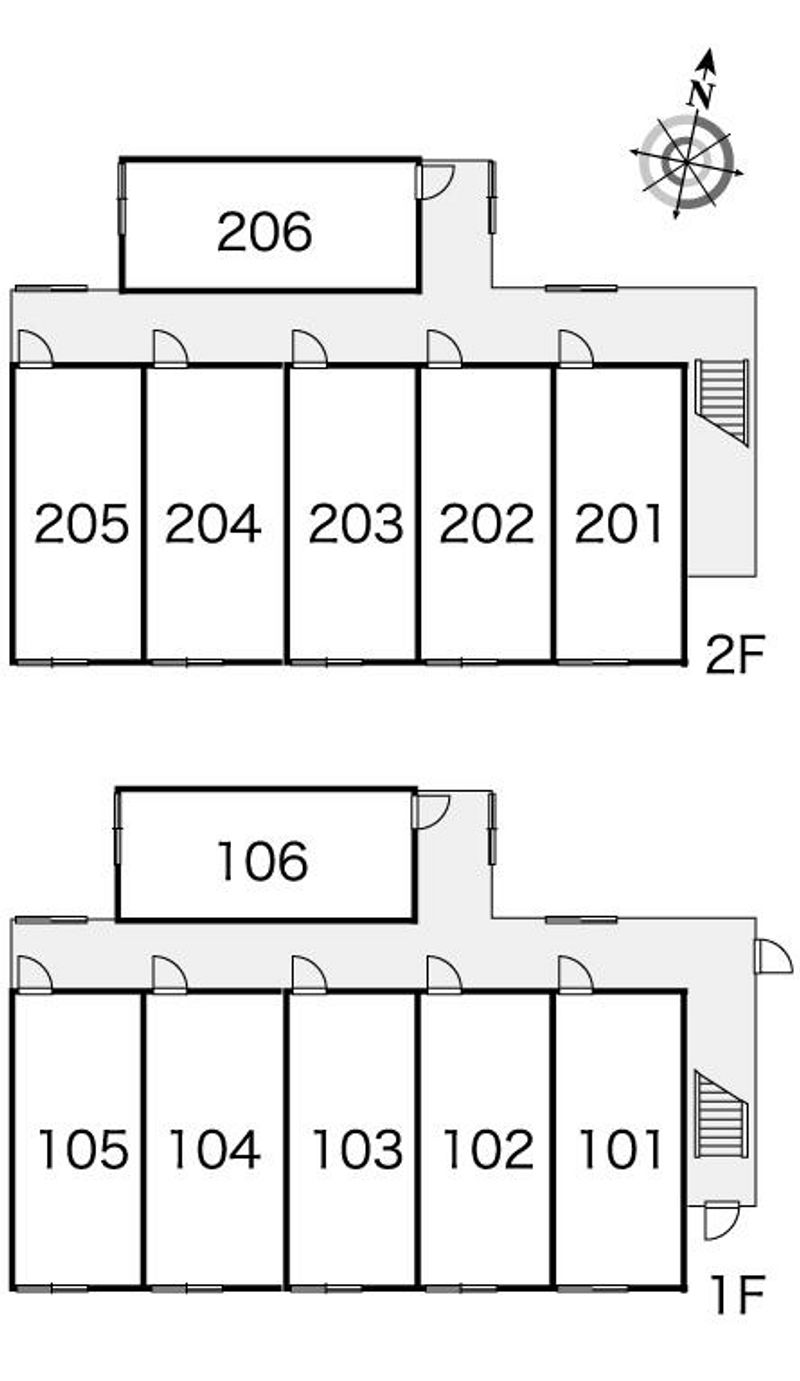 レオパレス翔裕 間取り配置図