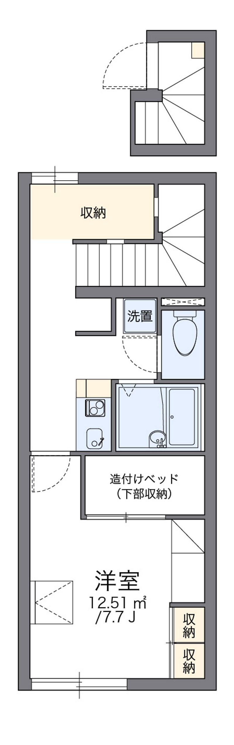 レオパレスグランメール 間取図