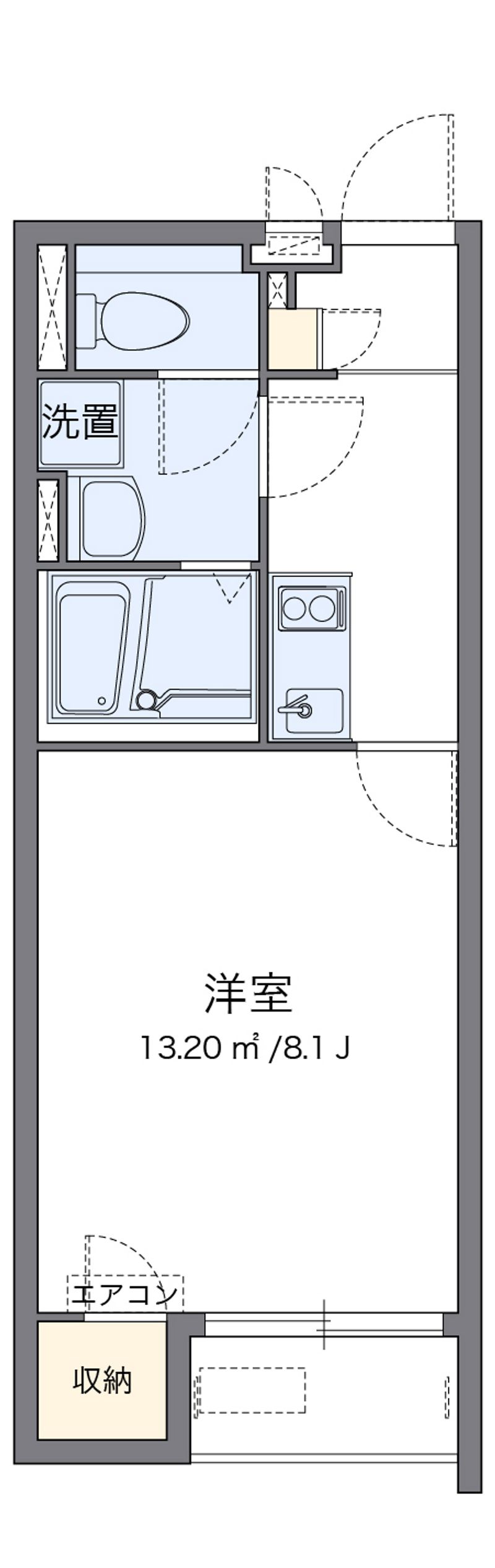 クレイノ陶元町 間取図