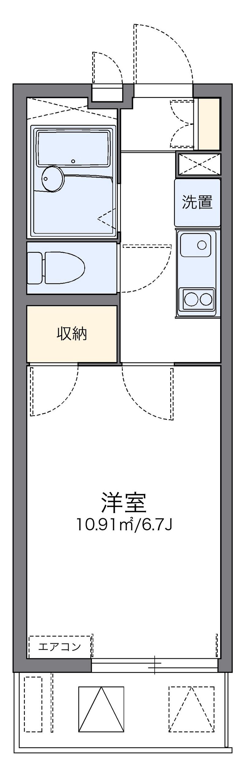 レオパレス曙 間取り