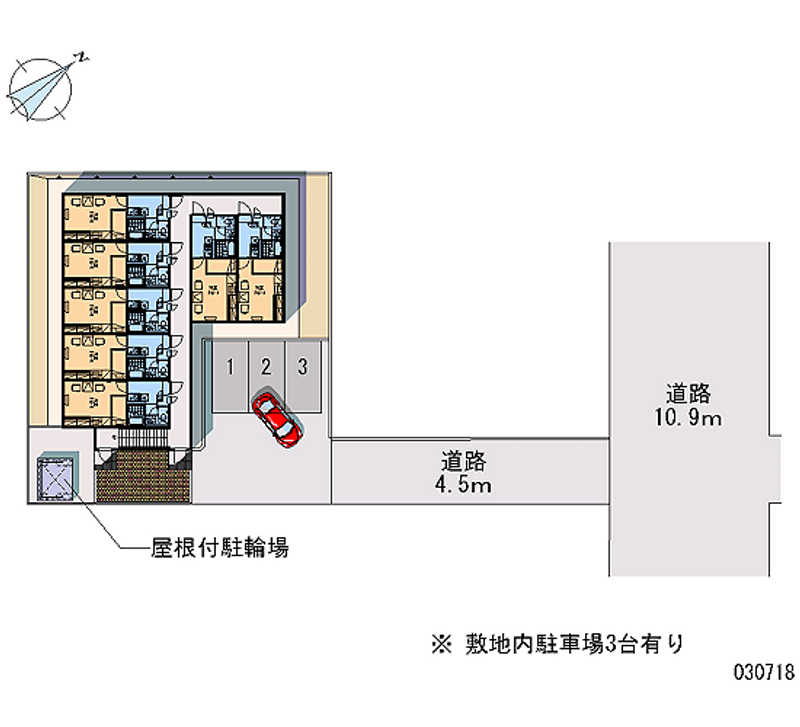 レオパレス北緯４３度 区画図