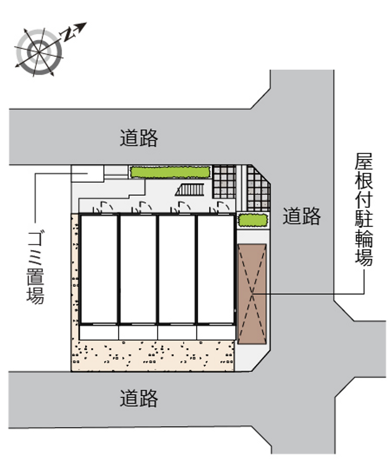 レオネクスト西門 配置図