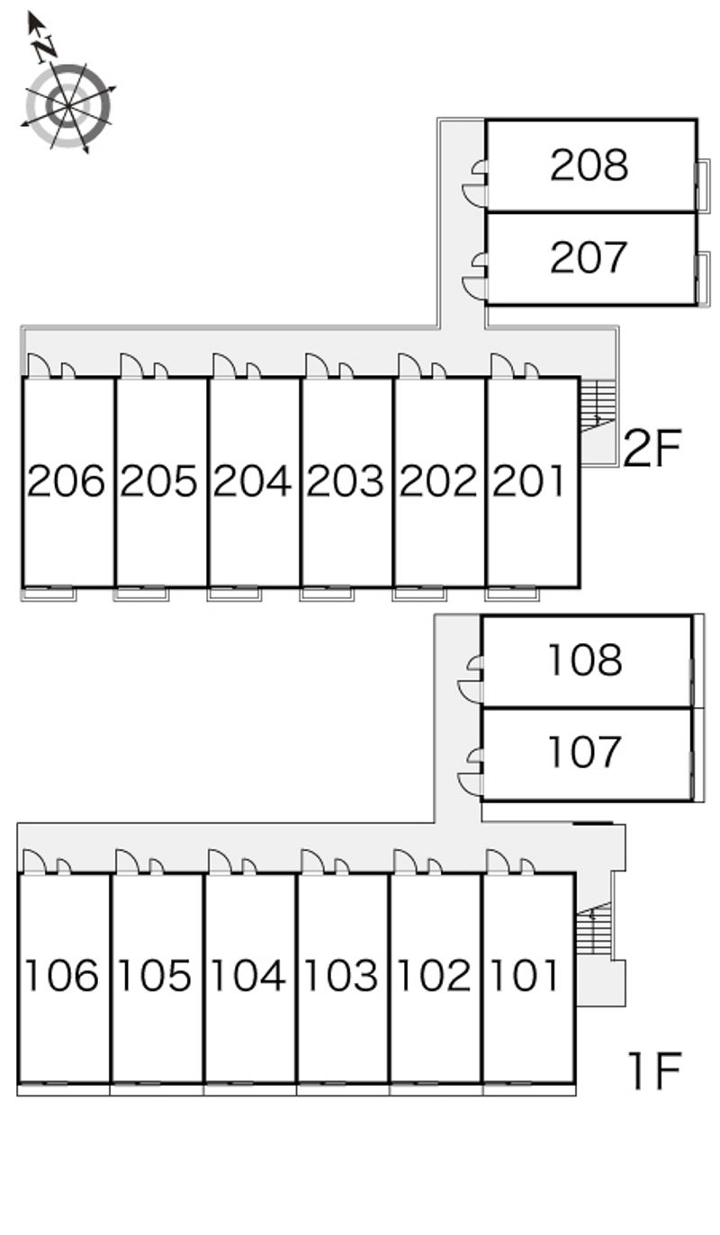 レオパレス伊藤 間取り配置図