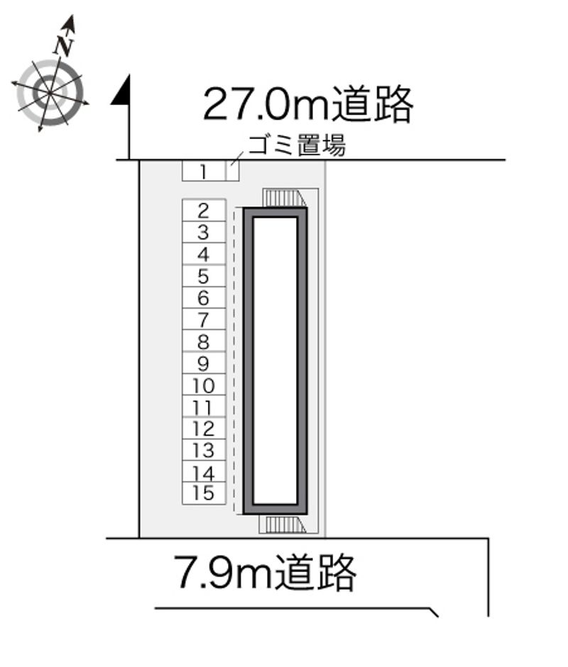 レオパレスサンシャイン 配置図
