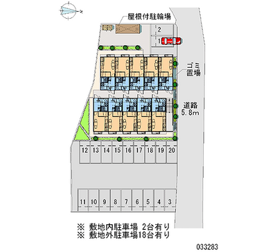 33283 Monthly parking lot