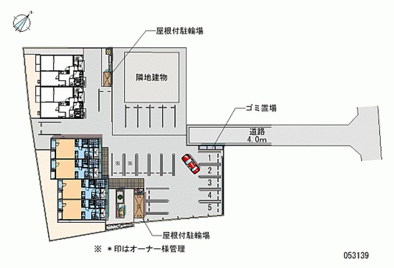 レオネクストグリーンパレス住岡 月極駐車場