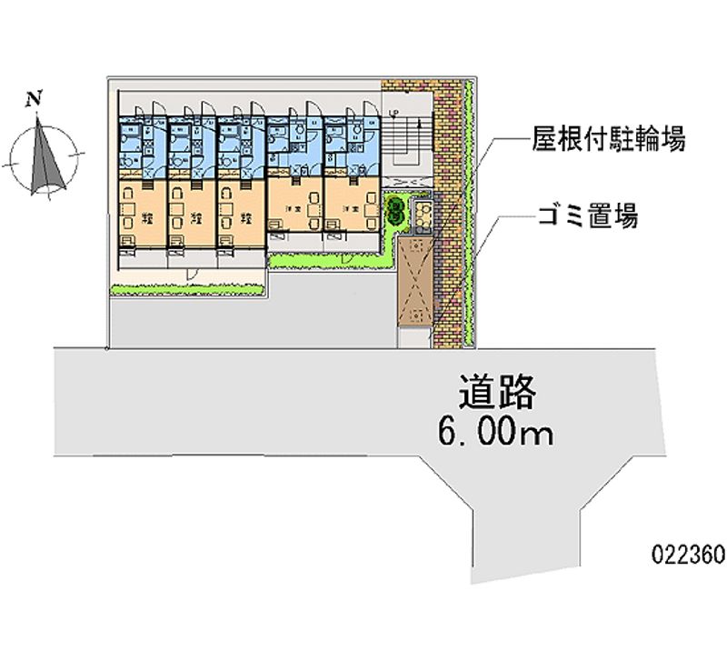 レオパレス白糸 区画図