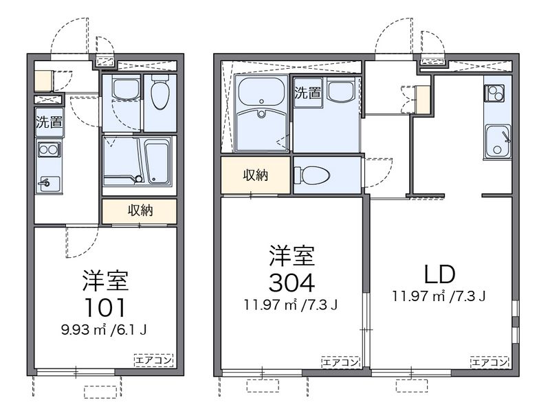 クレイノエフォート 間取図