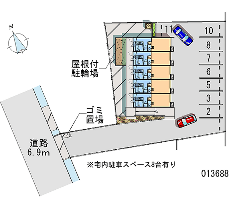 13688 Monthly parking lot