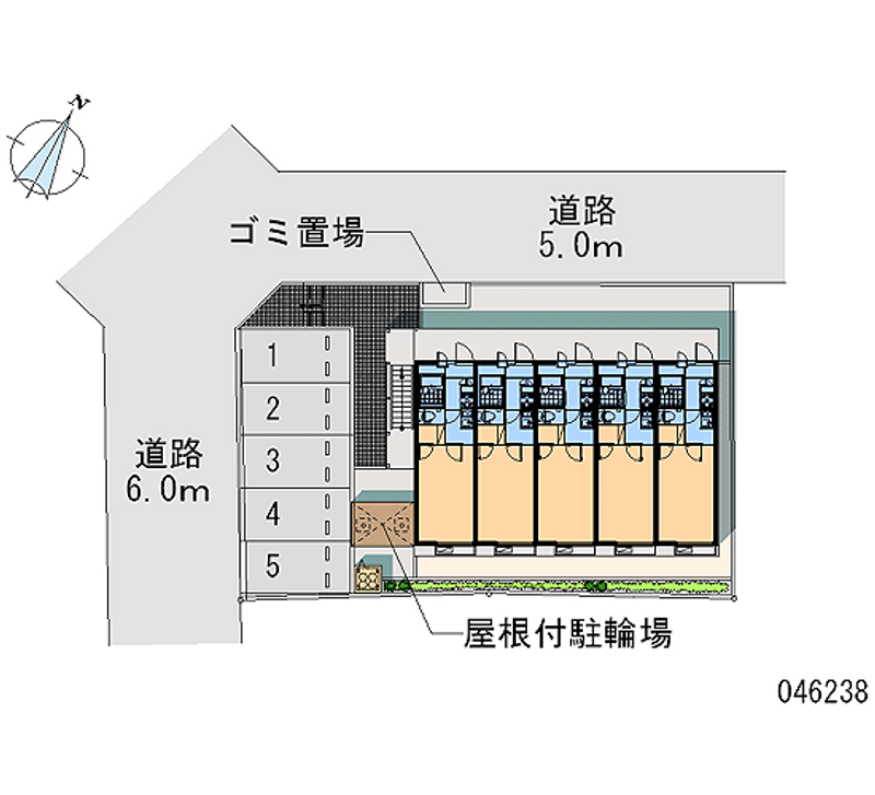 レオパレスＧａｒｄｅｎⅡ 月極駐車場