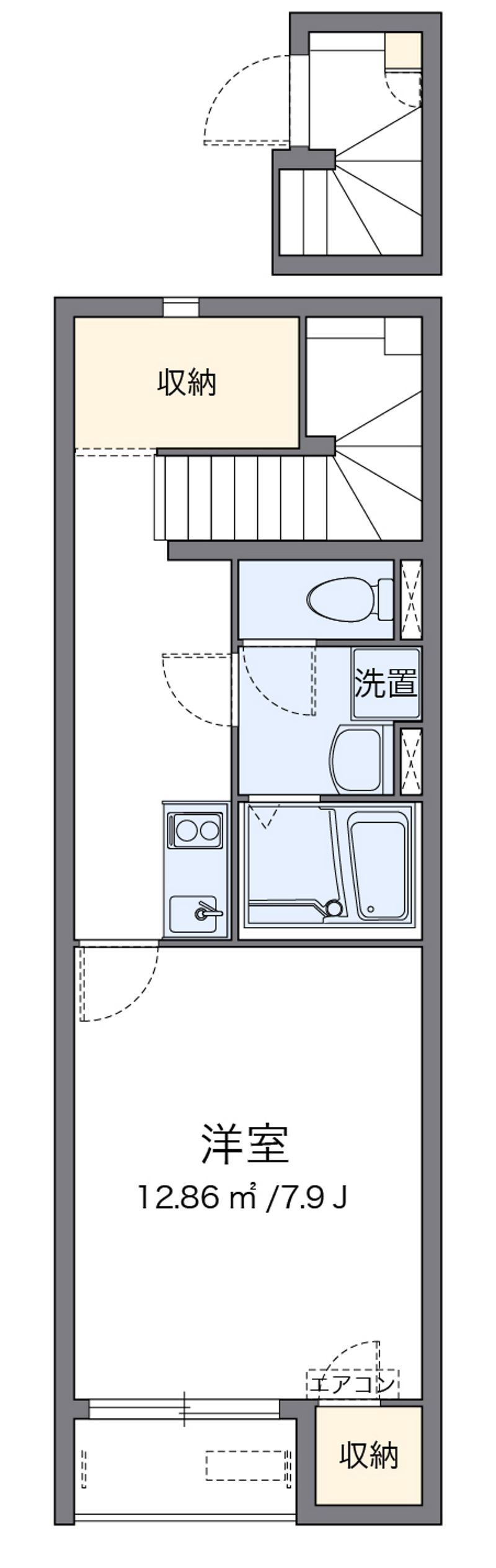 クレイノサンライズステージ 間取図