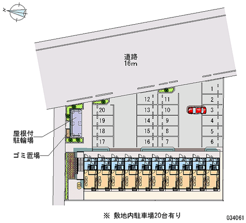 34061 Monthly parking lot