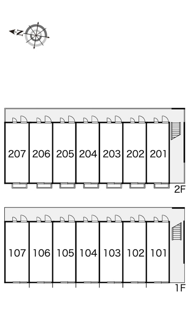 レオパレス文京台ハイツ 間取り配置図