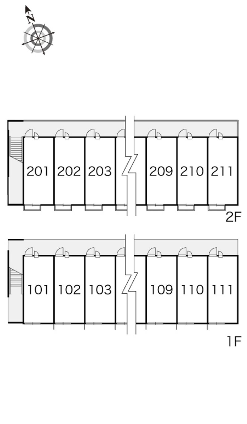 レオパレスＦＵＴＵＲＯ 間取配置図
