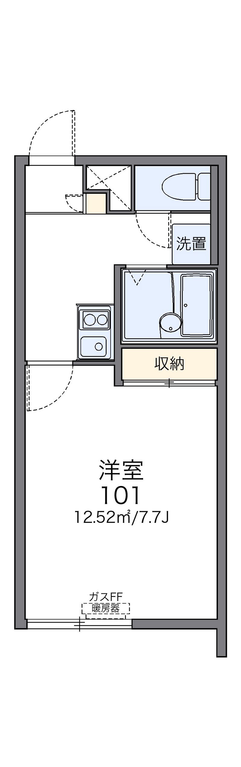 レオパレスウィンⅡ 間取図