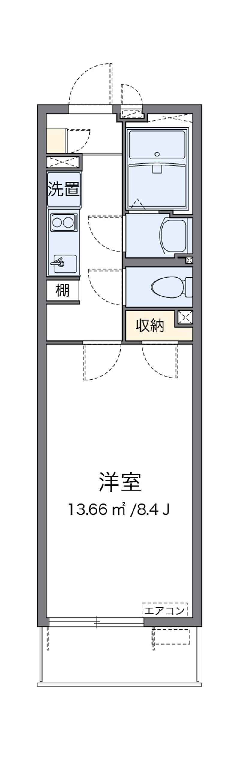 クレイノラルーチェ 間取図