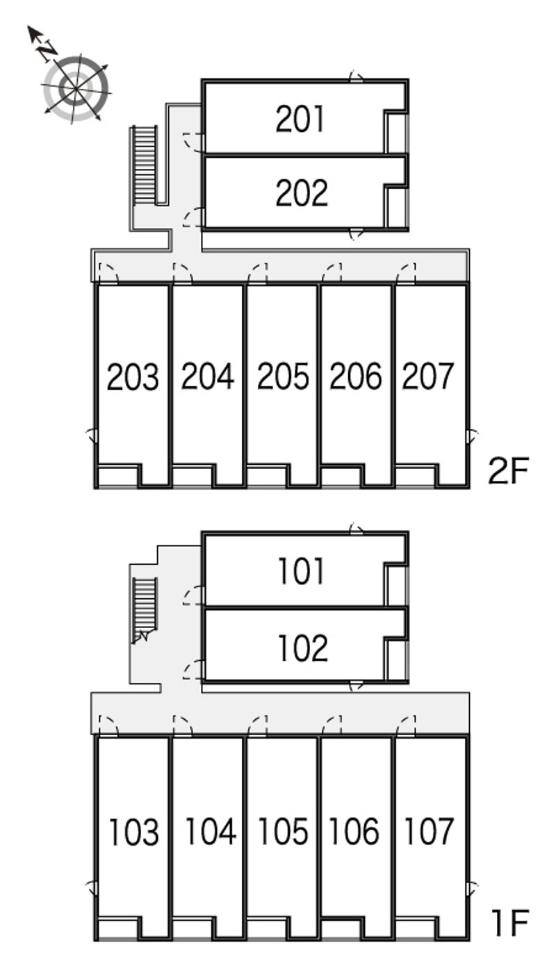 レオネクストＭ＆Ｈ 間取配置図