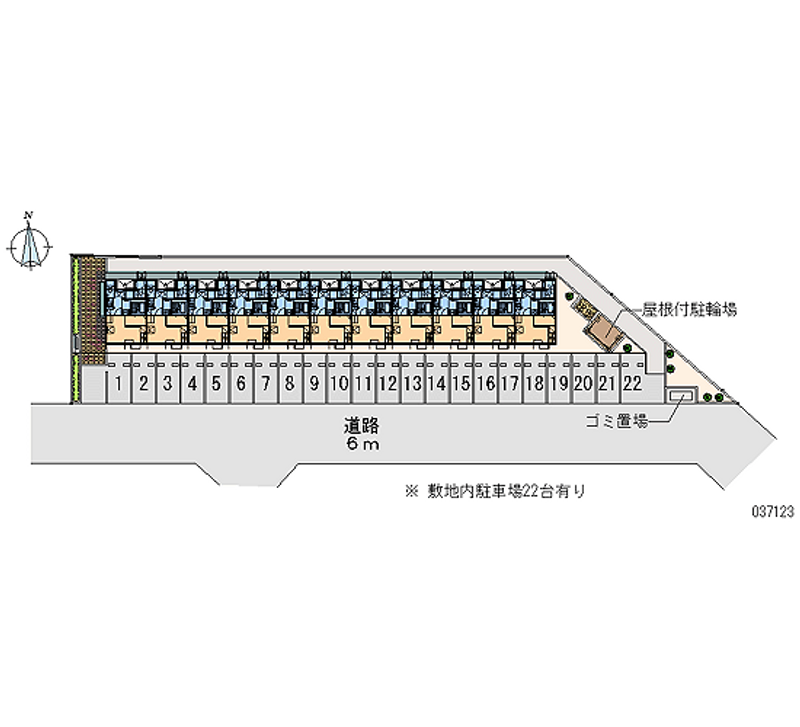 レオパレスせせらぎ 月極駐車場