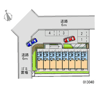 13040 Monthly parking lot