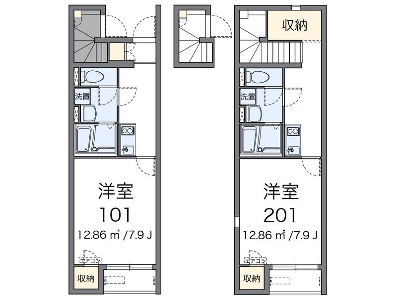 レオネクストグレイトフルⅡ 間取図