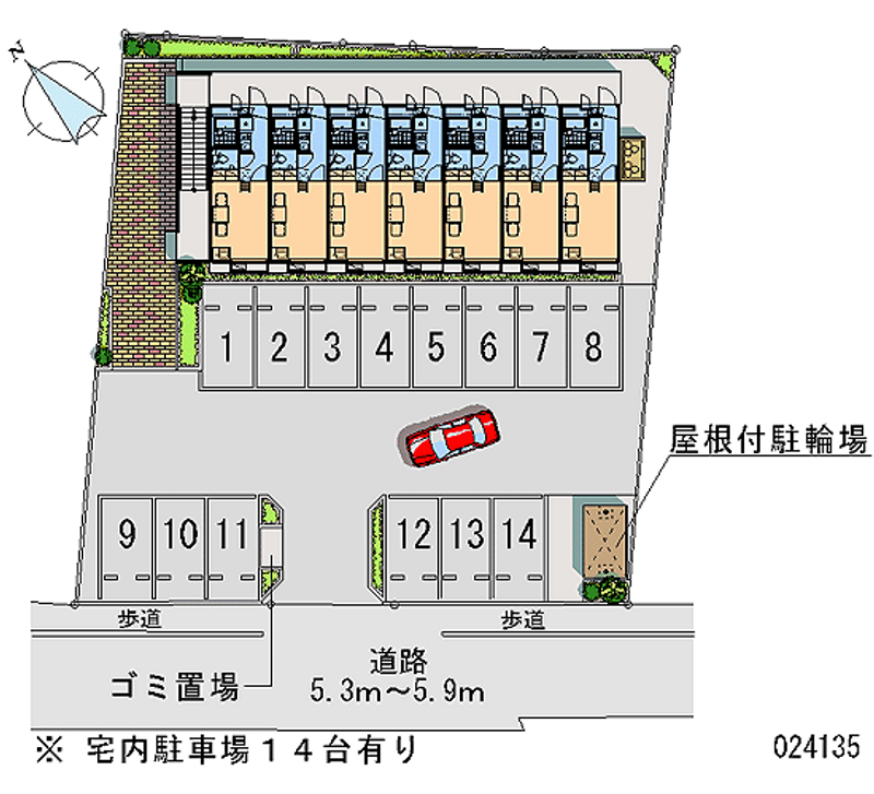 24135 Monthly parking lot