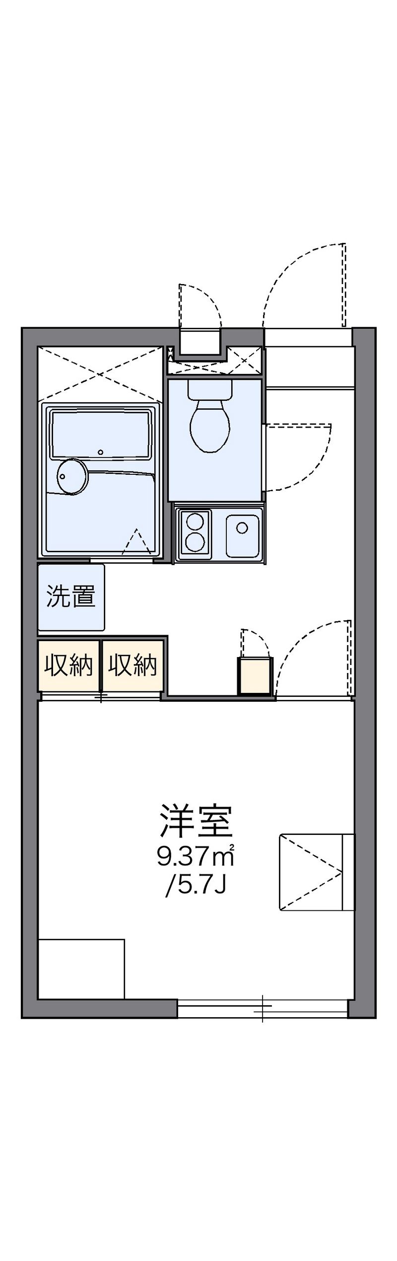 レオパレスＭＯＭＯⅡ 間取図