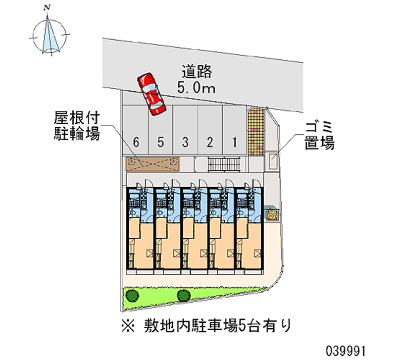 レオパレスマイズミュー 月極駐車場