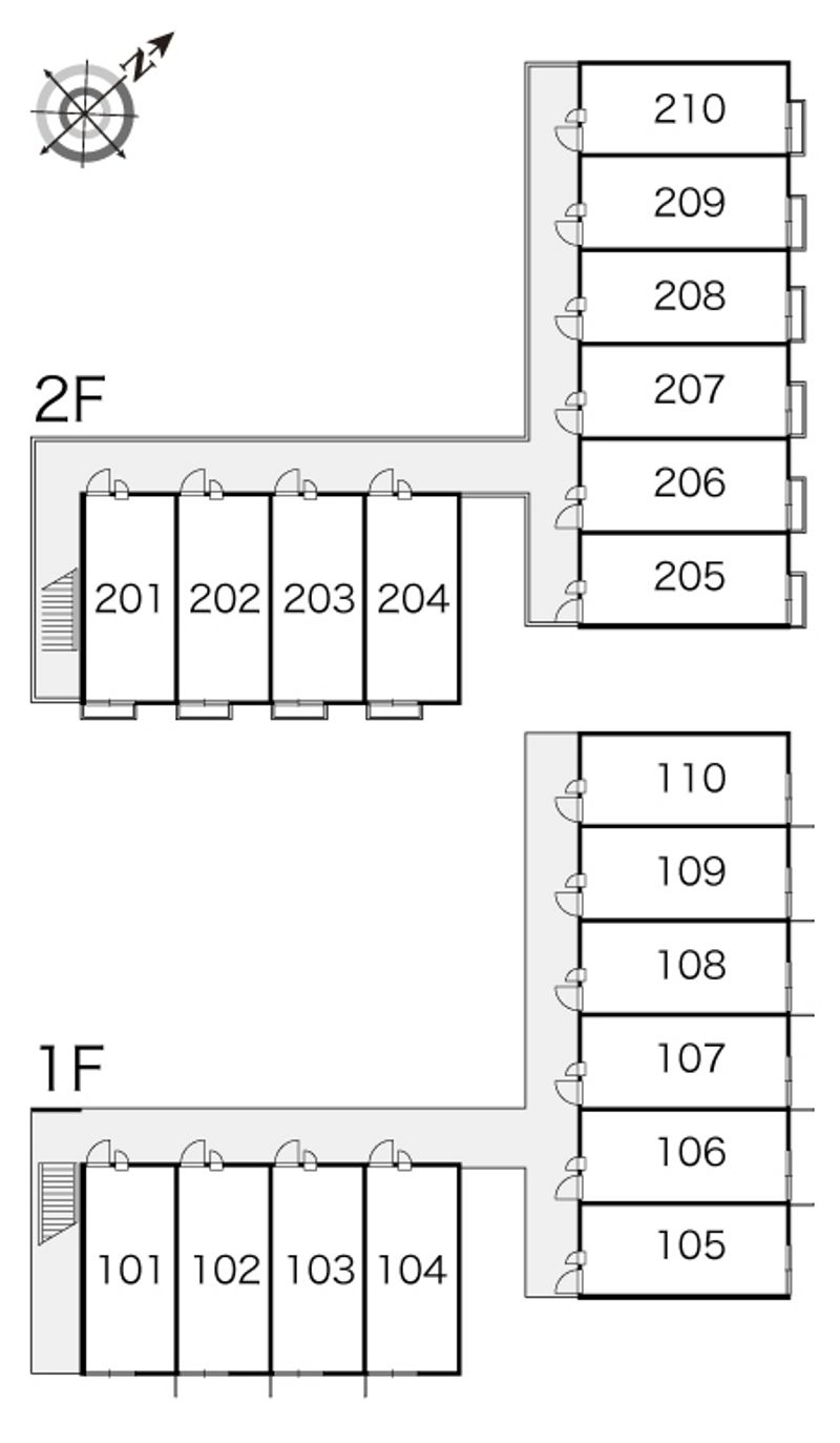 レオパレスＢｒｉｇｈｔｏｎ 間取配置図