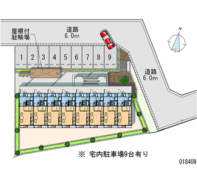 18409 Monthly parking lot